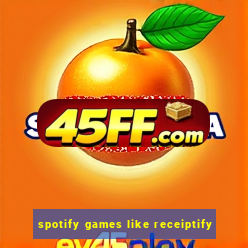 spotify games like receiptify